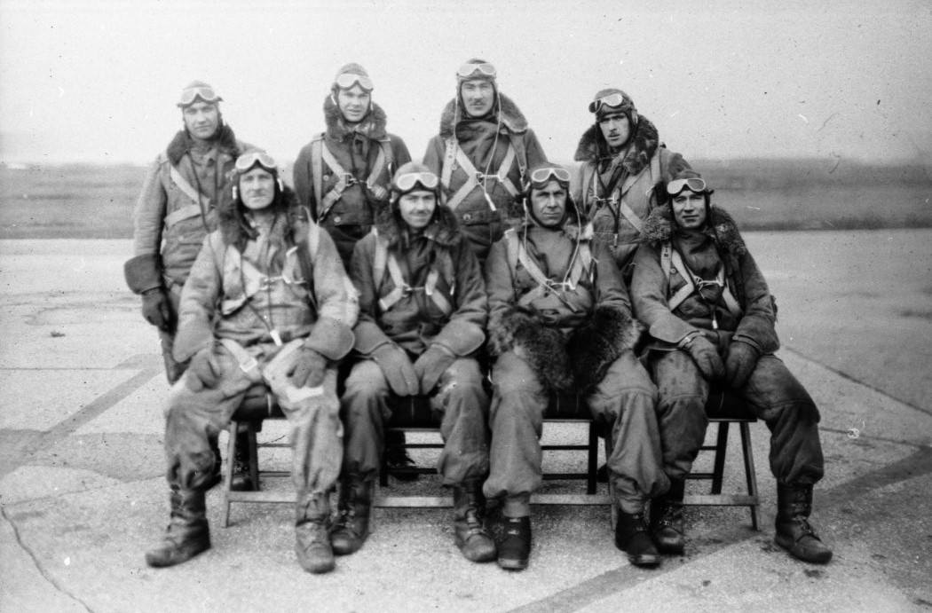 RCAF pilots in G-suits