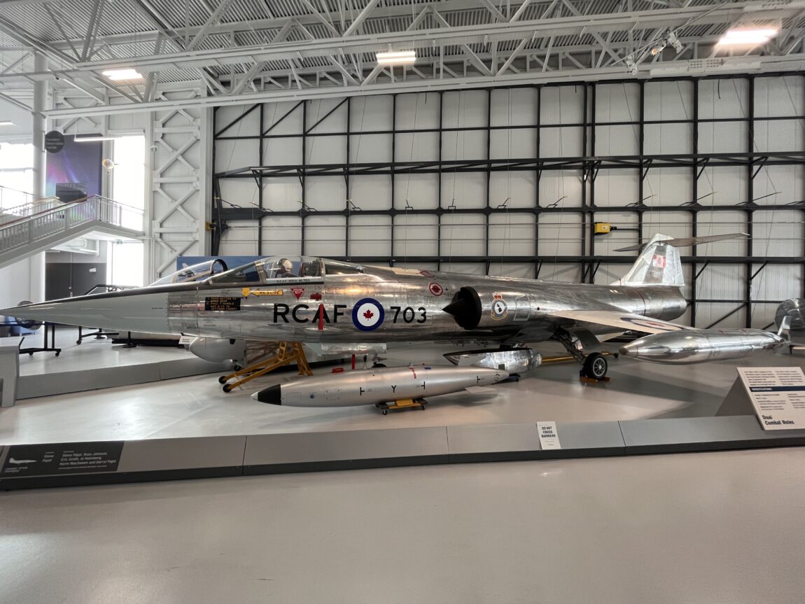 CF-104 Starfighter on display at the Royal Aviation Museum of Western Canada